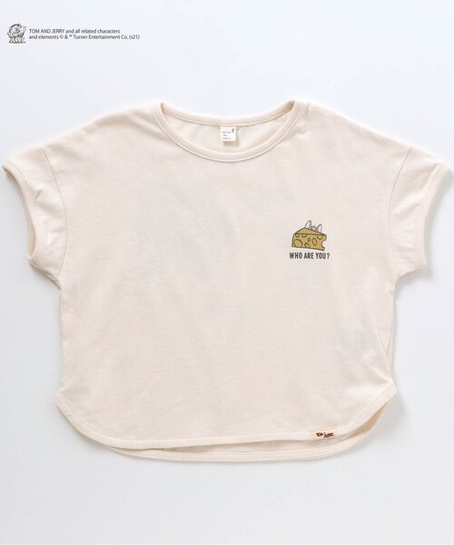 Tom＆Jerry（トムアンドジェリー）の「/トムとジェリー ファニーアートTシャツ（Tシャツ/カットソー・キッズ・オフホワイト/サックスブルー/イエロー/チャコール・90/100/110/120/80/130/140）」の18枚目の写真