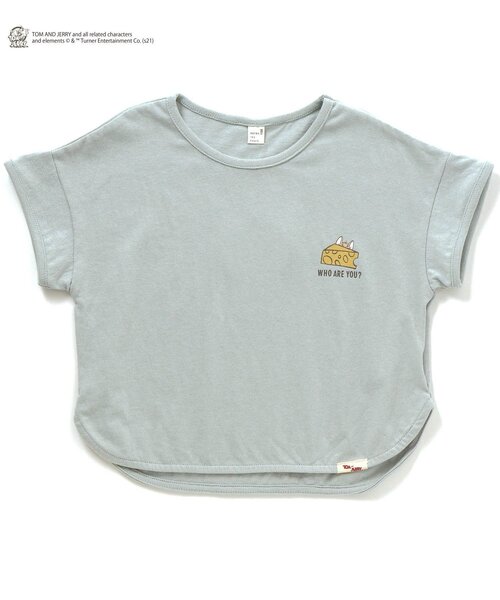 Tom＆Jerry（トムアンドジェリー）の「/トムとジェリー ファニーアートTシャツ（Tシャツ/カットソー・キッズ・オフホワイト/サックスブルー/イエロー/チャコール・90/100/110/120/80/130/140）」の19枚目の写真