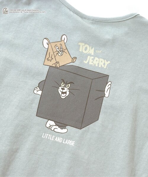 Tom＆Jerry（トムアンドジェリー）の「/トムとジェリー ファニーアートTシャツ（Tシャツ/カットソー・キッズ・オフホワイト/サックスブルー/イエロー/チャコール・90/100/110/120/80/130/140）」の22枚目の写真