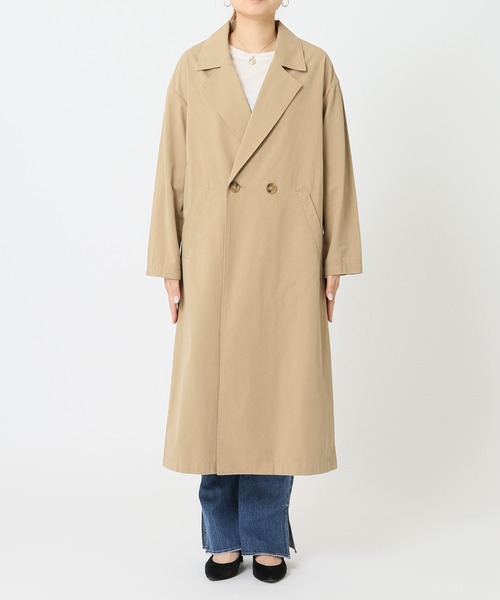 JOURNAL STANDARD（ジャーナルスタンダード）の「■■■コットンツイル ロングコート◆（その他アウター・レディース・ベージュ/カーキ・M/S）」の11枚目の写真