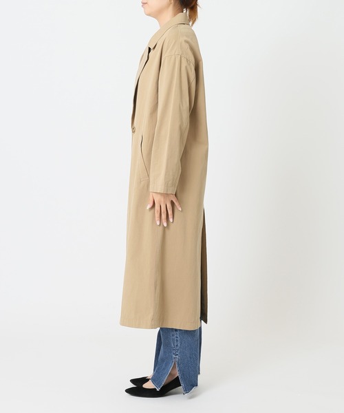 JOURNAL STANDARD（ジャーナルスタンダード）の「■■■コットンツイル ロングコート◆（その他アウター・レディース・ベージュ/カーキ・M/S）」の12枚目の写真