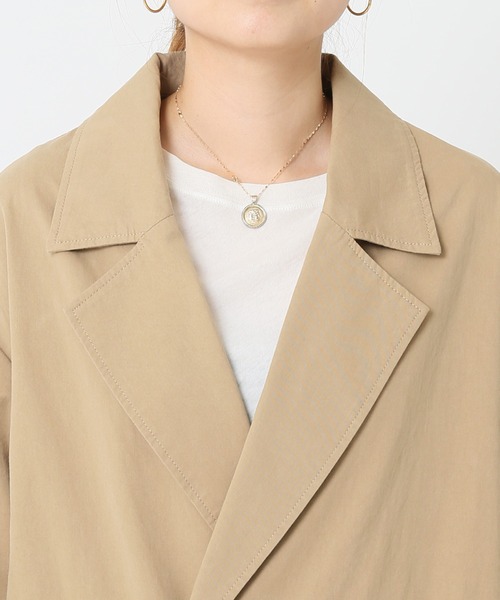 JOURNAL STANDARD（ジャーナルスタンダード）の「■■■コットンツイル ロングコート◆（その他アウター・レディース・ベージュ/カーキ・M/S）」の16枚目の写真