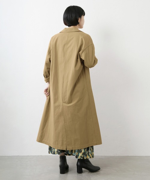 JOURNAL STANDARD（ジャーナルスタンダード）の「■■■コットンツイル ロングコート◆（その他アウター・レディース・ベージュ/カーキ・M/S）」の8枚目の写真