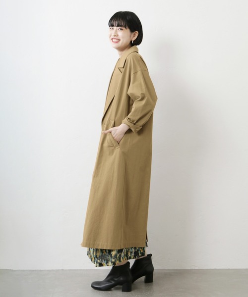 JOURNAL STANDARD（ジャーナルスタンダード）の「■■■コットンツイル ロングコート◆（その他アウター・レディース・ベージュ/カーキ・M/S）」の9枚目の写真