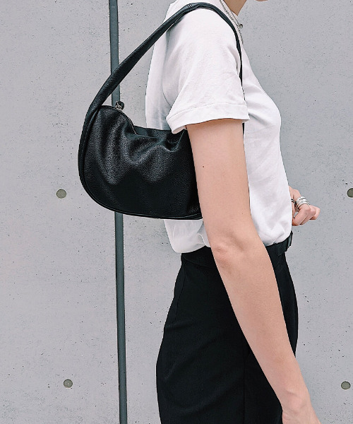 ISOOK（アイスー）の「One handle round bag / ワンハンドルラウンドバッグ（maai select）（ハンドバッグ・レディース・ホワイト/ブラック/グリーン・FREE）」の10枚目の写真