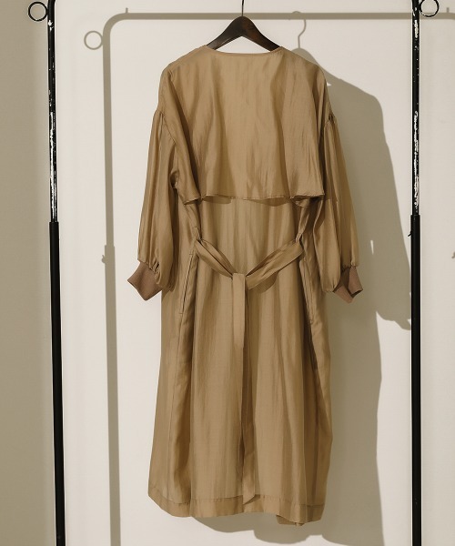 Bou Jeloud（ブージュルード）の「アウター＆ジレセット3wayCT（ノーカラーコート・レディース・ブラック/ベージュ・38）」の15枚目の写真