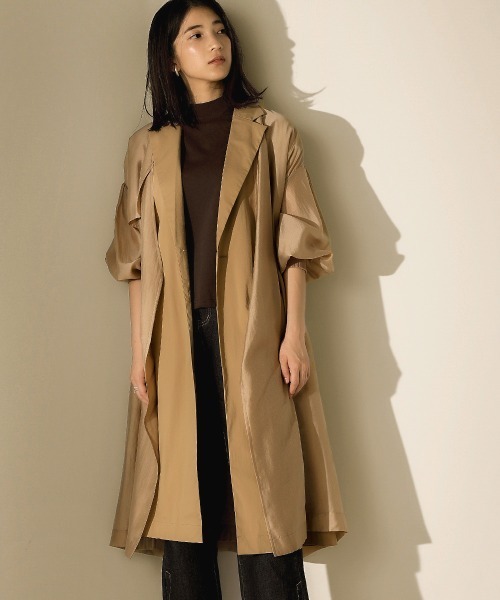 Bou Jeloud（ブージュルード）の「アウター＆ジレセット3wayCT（ノーカラーコート・レディース・ブラック/ベージュ・38）」の10枚目の写真