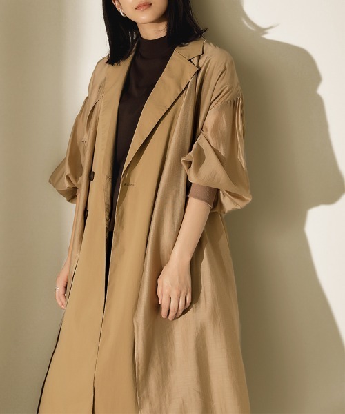Bou Jeloud（ブージュルード）の「アウター＆ジレセット3wayCT（ノーカラーコート・レディース・ブラック/ベージュ・38）」の6枚目の写真