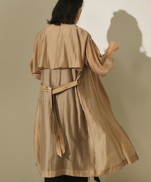 Bou Jeloud（ブージュルード）の「アウター＆ジレセット3wayCT（ノーカラーコート・レディース・ブラック/ベージュ・38）」の14枚目の写真