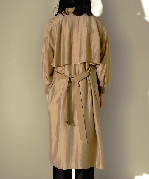 Bou Jeloud（ブージュルード）の「アウター＆ジレセット3wayCT（ノーカラーコート・レディース・ブラック/ベージュ・38）」の9枚目の写真