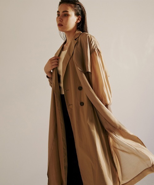 Bou Jeloud（ブージュルード）の「アウター＆ジレセット3wayCT（ノーカラーコート・レディース・ブラック/ベージュ・38）」の21枚目の写真