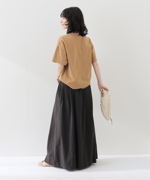 Spick & Span（スピックアンドスパン）の「タックギャザースカート（スカート・レディース・ライトグレー/カーキ・36/38）」の4枚目の写真