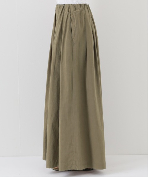 Spick & Span（スピックアンドスパン）の「タックギャザースカート（スカート・レディース・ライトグレー/カーキ・36/38）」の8枚目の写真
