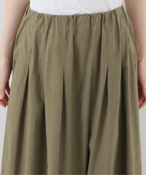 Spick & Span（スピックアンドスパン）の「タックギャザースカート（スカート・レディース・ライトグレー/カーキ・36/38）」の10枚目の写真