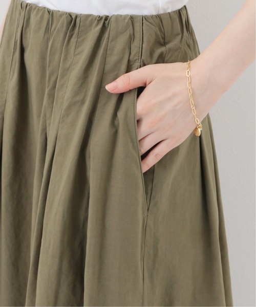 Spick & Span（スピックアンドスパン）の「タックギャザースカート（スカート・レディース・ライトグレー/カーキ・36/38）」の12枚目の写真