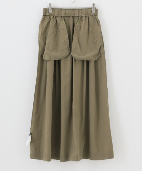 Spick & Span（スピックアンドスパン）の「タックギャザースカート（スカート・レディース・ライトグレー/カーキ・36/38）」の15枚目の写真