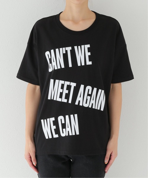 JOURNAL STANDARD（ジャーナルスタンダード）の「ビックロゴワイドTシャツ（Tシャツ/カットソー・レディース・ホワイト/チャコールグレー/ブラック・FREE）」の15枚目の写真