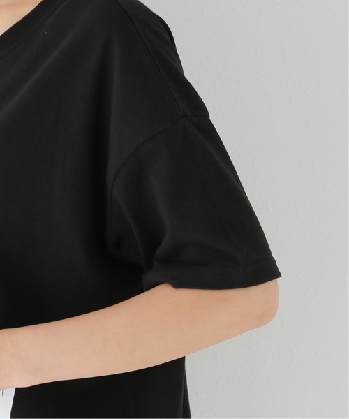 JOURNAL STANDARD（ジャーナルスタンダード）の「ビックロゴワイドTシャツ（Tシャツ/カットソー・レディース・ホワイト/チャコールグレー/ブラック・FREE）」の21枚目の写真