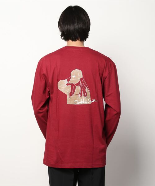 DOUBLE STEAL（ダブルスティール）の「Good Down Girl 長袖Tシャツ（Tシャツ/カットソー・メンズ・ホワイト/ブラック/バーガンディー・MEDIUM/LARGE/X-LARGE）」の14枚目の写真