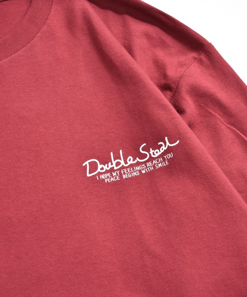 DOUBLE STEAL（ダブルスティール）の「Good Down Girl 長袖Tシャツ（Tシャツ/カットソー・メンズ・ホワイト/ブラック/バーガンディー・MEDIUM/LARGE/X-LARGE）」の15枚目の写真