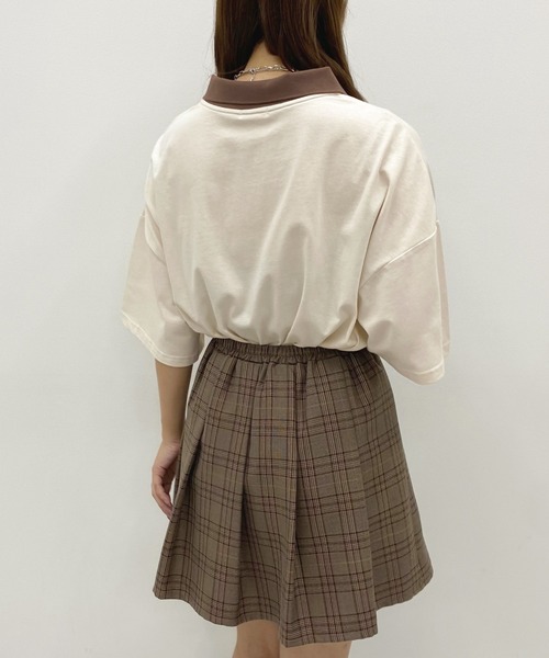 apres jour(アプレジュール)の「ルーズポロシャツ【ZOZOTOWN限定アイテム】(ポロシャツ・レディース・ブルー/ダークグリーン/アイボリー・フリー/X-LARGE)」の11枚目の写真