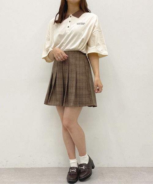 apres jour(アプレジュール)の「ルーズポロシャツ【ZOZOTOWN限定アイテム】(ポロシャツ・レディース・ブルー/ダークグリーン/アイボリー・フリー/X-LARGE)」の14枚目の写真