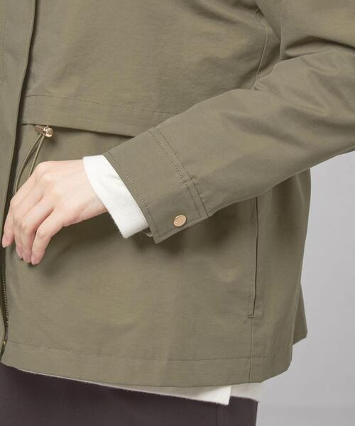 closet story（クローゼットストーリー）の「＜closet story（クローゼットストーリー）＞ドロスト フーデッド ブルゾン（ブルゾン・レディース・ネイビー/オリーブ・FREE）」の10枚目の写真