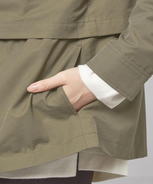 closet story（クローゼットストーリー）の「＜closet story（クローゼットストーリー）＞ドロスト フーデッド ブルゾン（ブルゾン・レディース・ネイビー/オリーブ・FREE）」の6枚目の写真