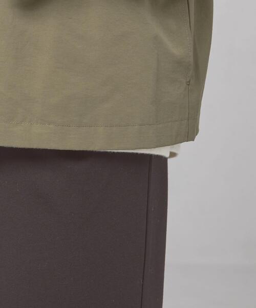 closet story（クローゼットストーリー）の「＜closet story（クローゼットストーリー）＞ドロスト フーデッド ブルゾン（ブルゾン・レディース・ネイビー/オリーブ・FREE）」の8枚目の写真