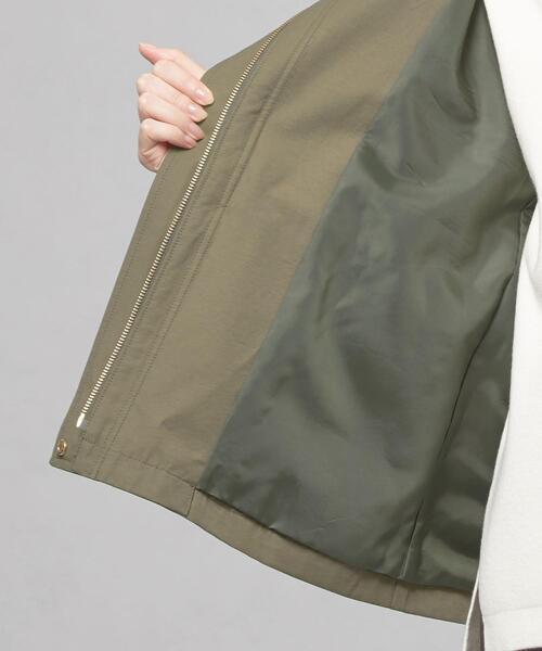 closet story（クローゼットストーリー）の「＜closet story（クローゼットストーリー）＞ドロスト フーデッド ブルゾン（ブルゾン・レディース・ネイビー/オリーブ・FREE）」の3枚目の写真