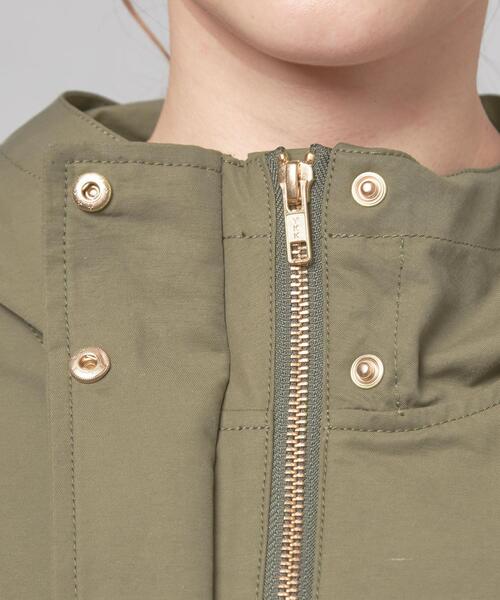 closet story（クローゼットストーリー）の「＜closet story（クローゼットストーリー）＞ドロスト フーデッド ブルゾン（ブルゾン・レディース・ネイビー/オリーブ・FREE）」の15枚目の写真