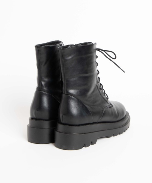 WEGO（ウィゴー）の「WEGO/8ホールレースアップブーツ（ブーツ・レディース・ブラック/ホワイト・MEDIUM/LARGE）」の11枚目の写真