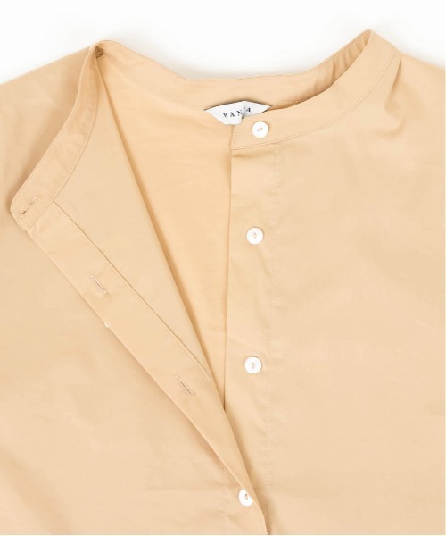 RANDA（ランダ）の「レース付け襟付きバンドカラーブラウス（シャツ/ブラウス・レディース・ベージュ/ブラック/ホワイト・FREE）」の19枚目の写真