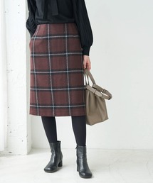 ROPE' PICNIC | 【WEB限定】coffeeチェックアイラインスカート(スカート)