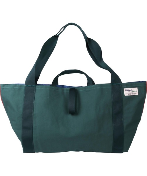 FUNALIVE（ファンアライブ）の「Jimmys Back 4WAYレジャーシートBAG（トートバッグ・メンズ・ブラック/ベージュ/オフホワイト/グリーン・FREE）」の4枚目の写真