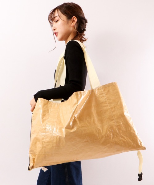FUNALIVE（ファンアライブ）の「Jimmys Back 4WAYレジャーシートBAG（トートバッグ・メンズ・ブラック/ベージュ/オフホワイト/グリーン・FREE）」の17枚目の写真