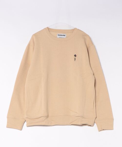 JUGLANS(ユグランス)の「【BRANDALISED】Banksy Flying Balloons Girl 刺繍Tスウェット/メンズ(スウェット・メンズ・ホワイト/ブラック/ライトベージュ・M/L/XL)」の3枚目の写真