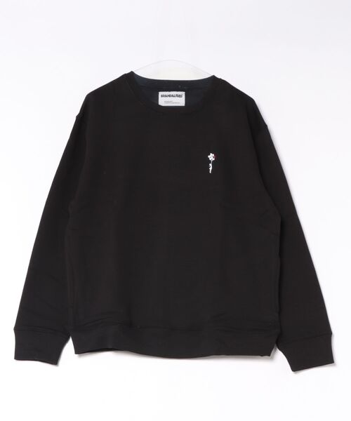 JUGLANS(ユグランス)の「【BRANDALISED】Banksy Flying Balloons Girl 刺繍Tスウェット/メンズ(スウェット・メンズ・ホワイト/ブラック/ライトベージュ・M/L/XL)」の2枚目の写真