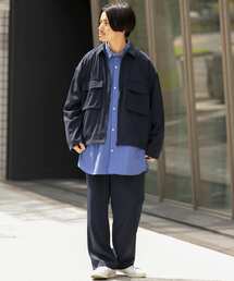 ITEMS URBANRESEARCH | CPOジャケット / ワイドパンツ セット(セットアップ)