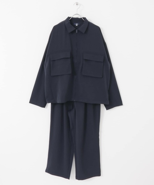 ITEMS URBANRESEARCH(アイテムズ アーバンリサーチ)の「CPOジャケット / ワイドパンツ セット(セットアップ・メンズ・ブラック/ネイビー/ブラウン・MEDIUM/SMALL/LARGE)」の13枚目の写真