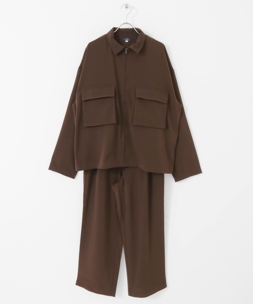 ITEMS URBANRESEARCH(アイテムズ アーバンリサーチ)の「CPOジャケット / ワイドパンツ セット(セットアップ・メンズ・ブラック/ネイビー/ブラウン・MEDIUM/SMALL/LARGE)」の15枚目の写真