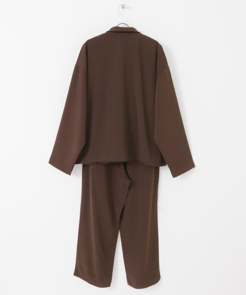 ITEMS URBANRESEARCH(アイテムズ アーバンリサーチ)の「CPOジャケット / ワイドパンツ セット(セットアップ・メンズ・ブラック/ネイビー/ブラウン・MEDIUM/SMALL/LARGE)」の16枚目の写真