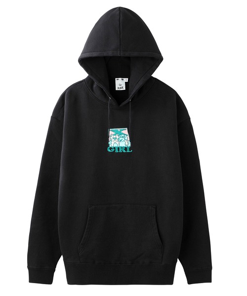 X-girl（エックスガール）の「CAT ＆ DOG SWEAT HOODIE（パーカー・レディース・ブラック/アッシュ/ブラウン・S/XL/M/L）」の15枚目の写真