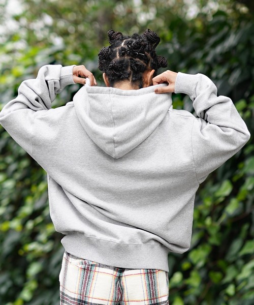 X-girl（エックスガール）の「CAT ＆ DOG SWEAT HOODIE（パーカー・レディース・ブラック/アッシュ/ブラウン・S/XL/M/L）」の21枚目の写真