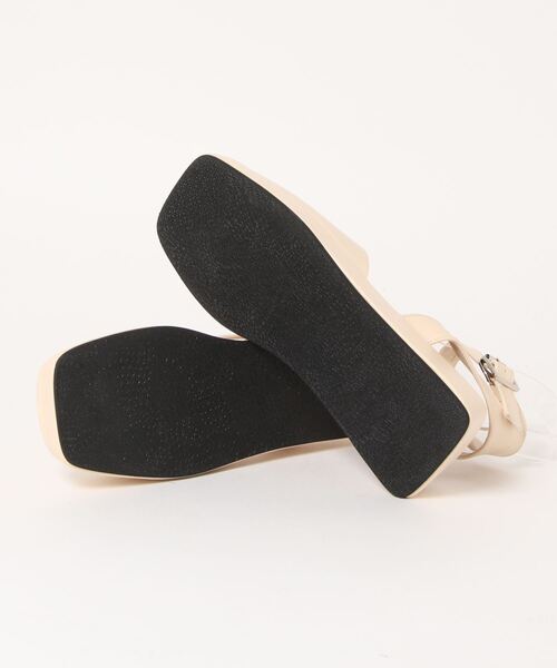 Didot.showroom（ディドット ショールーム）の「square bulky strap shoes（パンプス・レディース・アイボリー・24cm）」の22枚目の写真