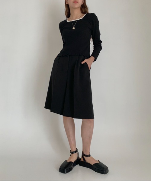 Didot.showroom（ディドット ショールーム）の「square bulky strap shoes（パンプス・レディース・アイボリー・24cm）」の11枚目の写真