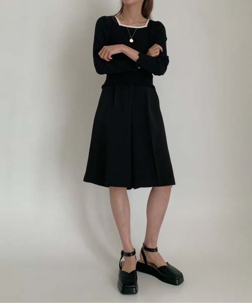 Didot.showroom（ディドット ショールーム）の「square bulky strap shoes（パンプス・レディース・アイボリー・24cm）」の14枚目の写真