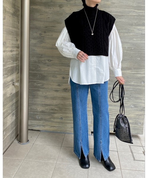 She's Closet（シーズクローゼット）の「ケーブルアラン編み