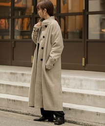 Bab | スタンドカラーラグランコート(チェスターコート)