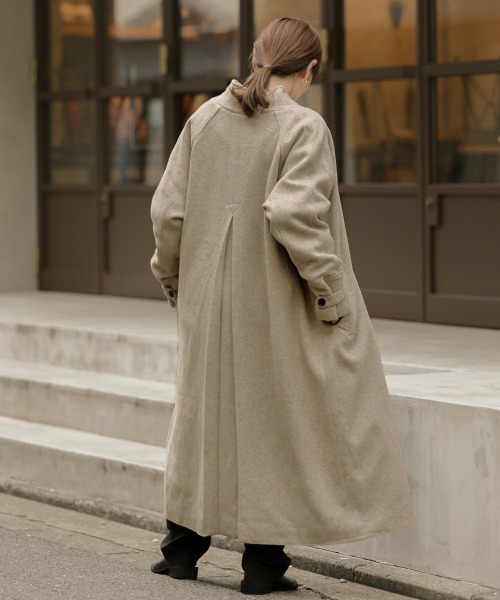 スタンドカラーラグランコート（チェスターコート）｜Bab（バブ）の